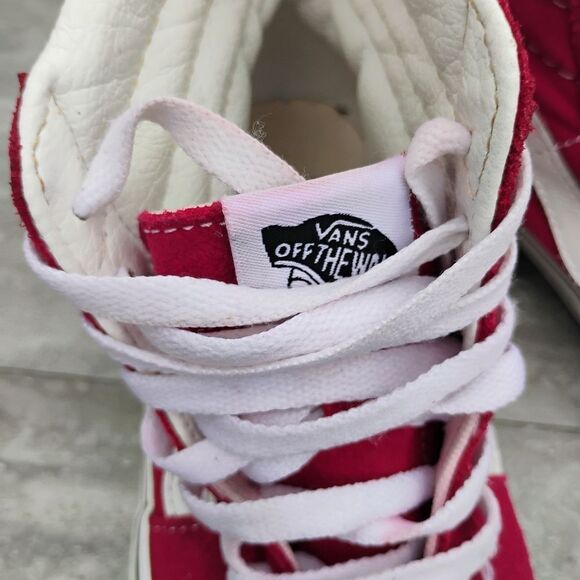 Vans Unisex Pig Suede Sk8 Hi Shoes W Sz 5 Men Sz 3.5 - Picture 13 of 15